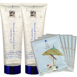 DAINTY 丹堤 白皙調理凍膜2入+蓮香面膜50片只要990元