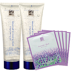 DAINTY 丹堤 白皙調理凍膜2入+薰衣草面膜50片只要990元