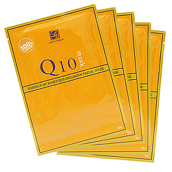 DAINTY 丹堤 美國棉黃金玫瑰Q10膠原面膜10片