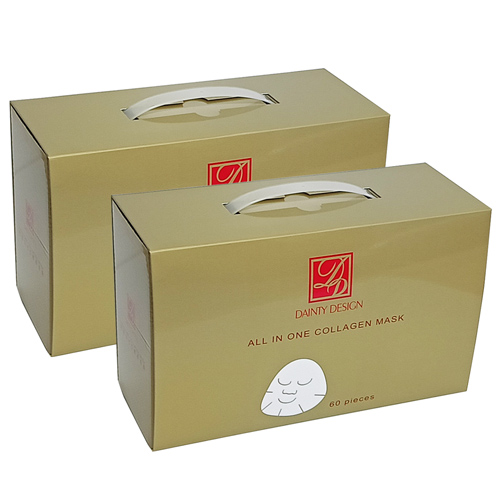 【母親節活動】丹堤 全方位膠原面膜禮盒60片x2箱
